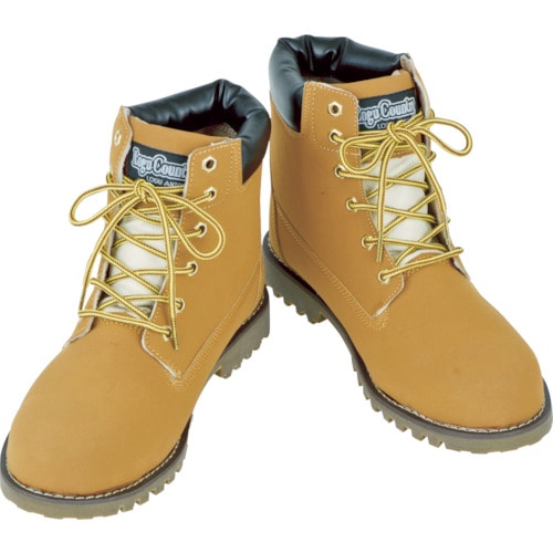トラスコ中山 コーコス ログカントリーZB-390 4イエロー 26.5(ご注文単位 1足)【直送品】