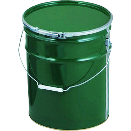 トラスコ中山 AS 金属缶 ペール缶 20L 緑 820-8267 (ご注文単位1個) 【直送品】