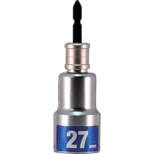 トラスコ中山 MUSTTOOL 軸交換式落下防止ソケット6角 差込6.35x対辺27mm×全長120mm RBS27－6K 644-2738  (ご注文単位1個) 【直送品】