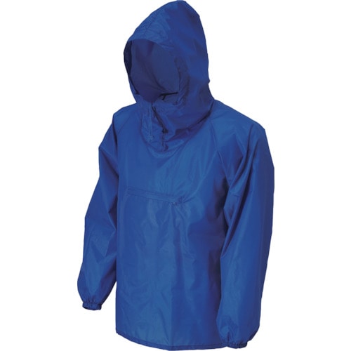 トラスコ中山 カジメイク ナイロンヤッケ ブルー 4L 811-0433 (ご注文単位1着) 【直送品】