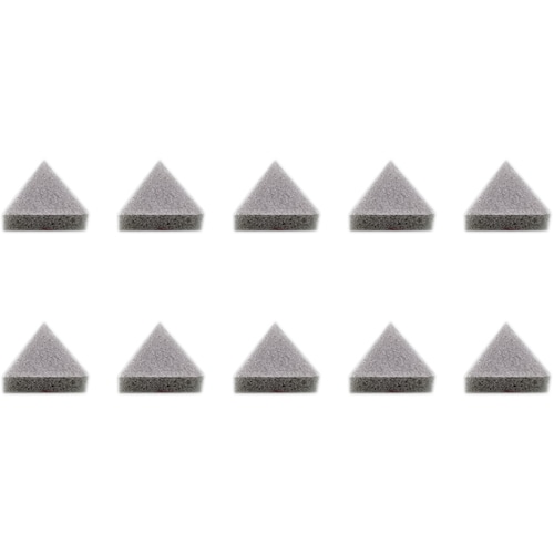 トラスコ中山 プロクソン スポンジ研磨材スーパーファイン10枚三角 420-5655 (ご注文単位1個) 【直送品】