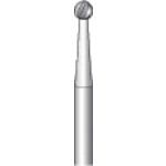 トラスコ中山 ナカニシ 精密スチールカッター （12本入） 球 刃径2.5mm 刃長2.5mm 829-3255  (ご注文単位1パック) 【直送品】