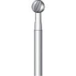 トラスコ中山 ナカニシ 精密スチールカッター （12本入） 球 刃径4.0mm 刃長4.0mm 829-3262  (ご注文単位1パック) 【直送品】