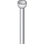 トラスコ中山 ナカニシ 精密スチールカッター（12本入）カップ 刃径5.0mm 刃長3.5mm 829-3279  (ご注文単位1パック) 【直送品】