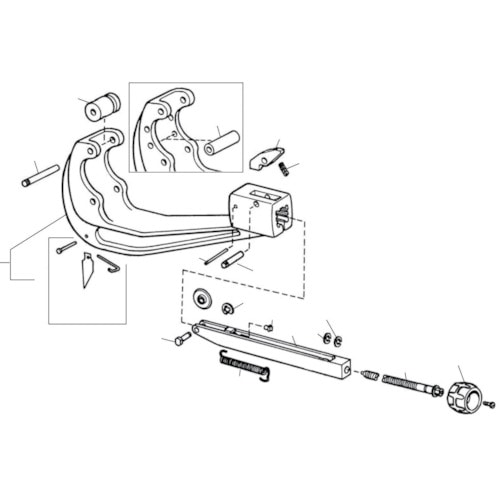 トラスコ中山 RIDGID チューブカッター用パーツ ラッチ F/156 788-3277 (ご注文単位1パック) 【直送品】