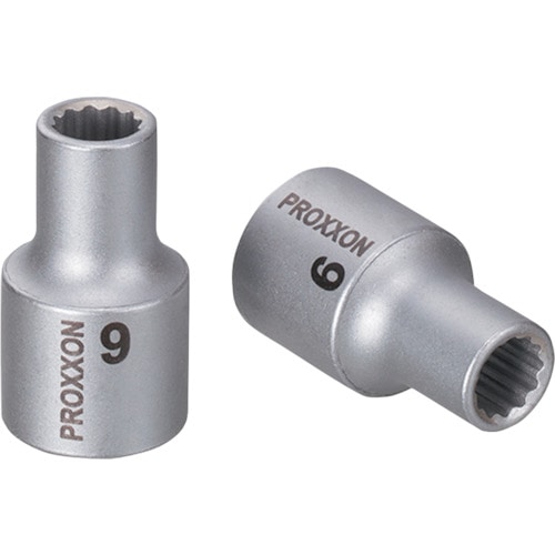 トラスコ中山 プロクソン XZNトリプルスクエアソケット1/2”(12角タイプ) 9mm 229-3584 (ご注文単位1個) 【直送品】