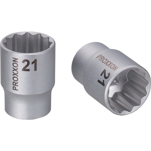 トラスコ中山 プロクソン XZNトリプルスクエアソケット1/2”(12角タイプ) 21mm 229-3573 (ご注文単位1個) 【直送品】