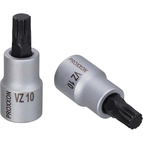 トラスコ中山 プロクソン XZNトリプルスクエア(スプライン)ビットソケット1/2” 10mm 229-3580 (ご注文単位1個) 【直送品】