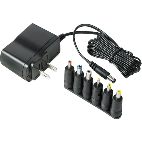 トラスコ中山 ELPA ACーDCマルチアダプター 5V 382-1409 (ご注文単位1個) 【直送品】