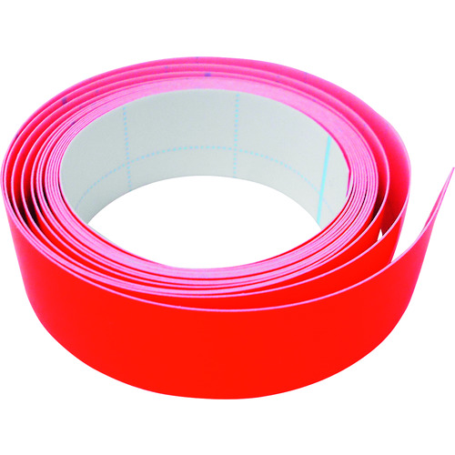 トラスコ中山 WAKI 蛍光テープ 18mmX2m 赤 179-8711 (ご注文単位1個) 【直送品】