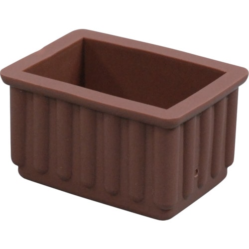 トラスコ中山 光 イス脚キャップ茶 長角 23×36 112-8006 (ご注文単位1個) 【直送品】