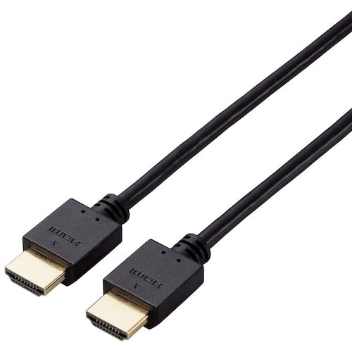 トラスコ中山 エレコム HDMIケーブル イーサネット対応 仕様固定 2m ブラック 441-2400 (ご注文単位1本) 【直送品】