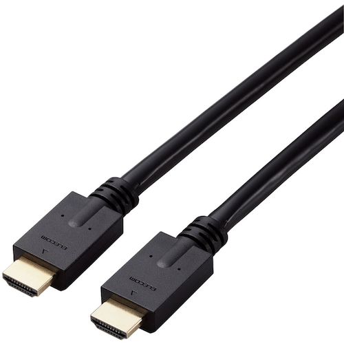 トラスコ中山 エレコム HDMIケーブル イーサネット対応 仕様固定 5m ブラック 441-3940 (ご注文単位1本) 【直送品】