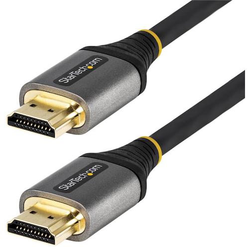 トラスコ中山 スターテック HDMI 2.0 ケーブル/4m/4K60Hz/プレミアム認証/イーサネット対応/オス-オス/モニターケーブルコード 574-5337 (ご注文単位1箱) 【直送品】