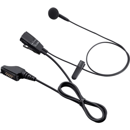 トラスコ中山 アイコム イヤホン付タイピン型マイク 406-0075 (ご注文単位1個) 【直送品】
