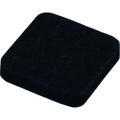 トラスコ中山 光 硬質フェルト ブラック 25×25mm 215-4272 (ご注文単位1パック) 【直送品】