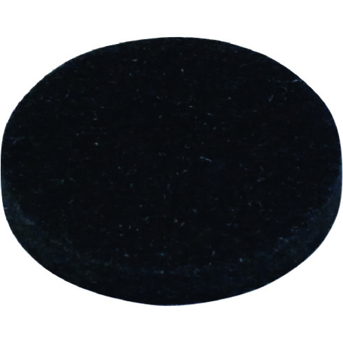 トラスコ中山 光 硬質フェルト ブラック 28mm丸 215-7507 (ご注文単位1パック) 【直送品】