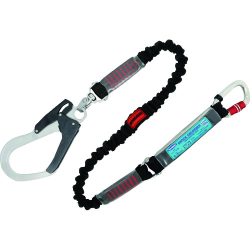 トラスコ中山 マーベル フルハーネス用ランヤード ノビロン 161-1092 (ご注文単位1本) 【直送品】