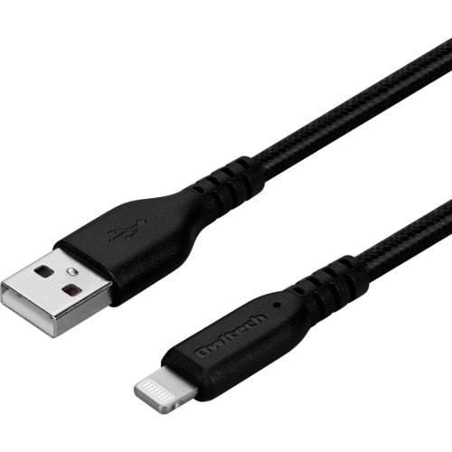 トラスコ中山 オウルテック 断線に強く柔らかい Lightningケーブル 1.5m ブラック 611-0168 (ご注文単位1個) 【直送品】