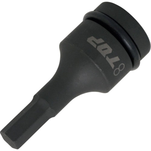 トラスコ中山 TOP インパクトレンチ用ヘキサゴンソケット 差込角12.7mm 対辺8mm 584-0057 (ご注文単位1個) 【直送品】