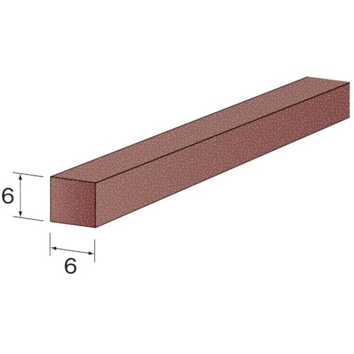 トラスコ中山 ミニモ EDMストーン WA#400 6×6mm (10個入) 852-9187 (ご注文単位1袋) 【直送品】