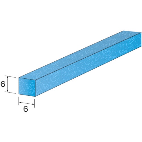 トラスコ中山 ミニモ ブルーストーン WA#240 6×6mm (10個入) 852-9203 (ご注文単位1袋) 【直送品】