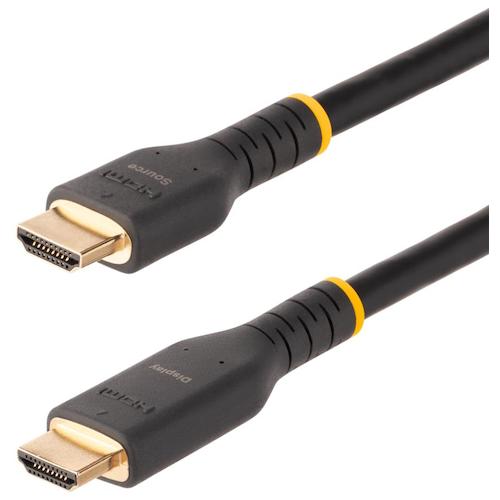 トラスコ中山 スターテック HDMI 2.0 ケーブル/10m/4K60Hz/アラミド繊維補強/イコライザー内蔵/オス-オス/HDR10 572-5005 (ご注文単位1袋) 【直送品】