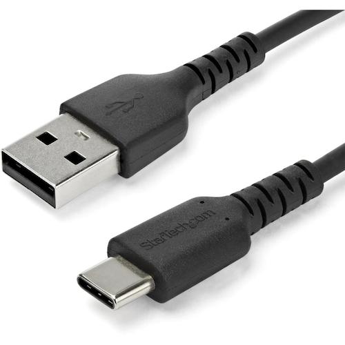 トラスコ中山 スターテック USBケーブル/A-C/1m/USB 2.0/480Mbps/高耐久/オス・オス/BK 493-1385 (ご注文単位1袋) 【直送品】