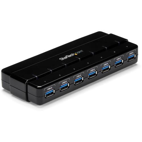 トラスコ中山 スターテック USBハブ/USB 3.0/USB-A - 7x USB-A/ACアダプター/デスクトップ 489-4042 (ご注文単位1箱) 【直送品】