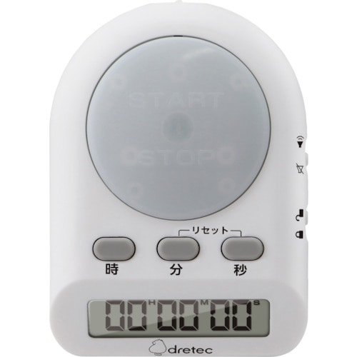 トラスコ中山 dretec タイムアップ ホワイト 270-8346 (ご注文単位1個) 【直送品】