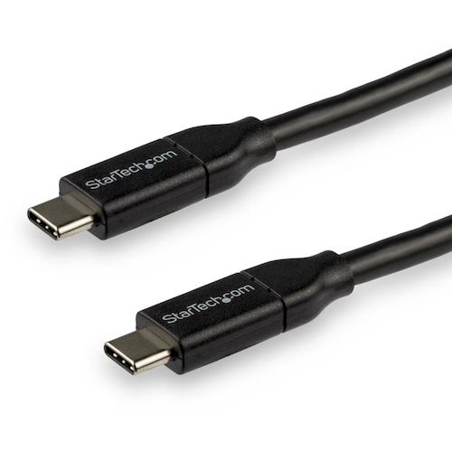 トラスコ中山 スターテック USB-Cケーブル/3m/USB 2.0/480Mbps/Type-C - Type-C/100W/オス-オス/ブラック 539-8535 (ご注文単位1袋) 【直送品】
