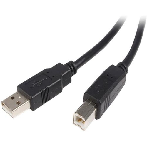トラスコ中山 スターテック USB 2.0ケーブル/3m/Type-A - Type-B/480Mbps/オス-オス/ブラック/タイプA - B 539-1264 (ご注文単位1袋) 【直送品】