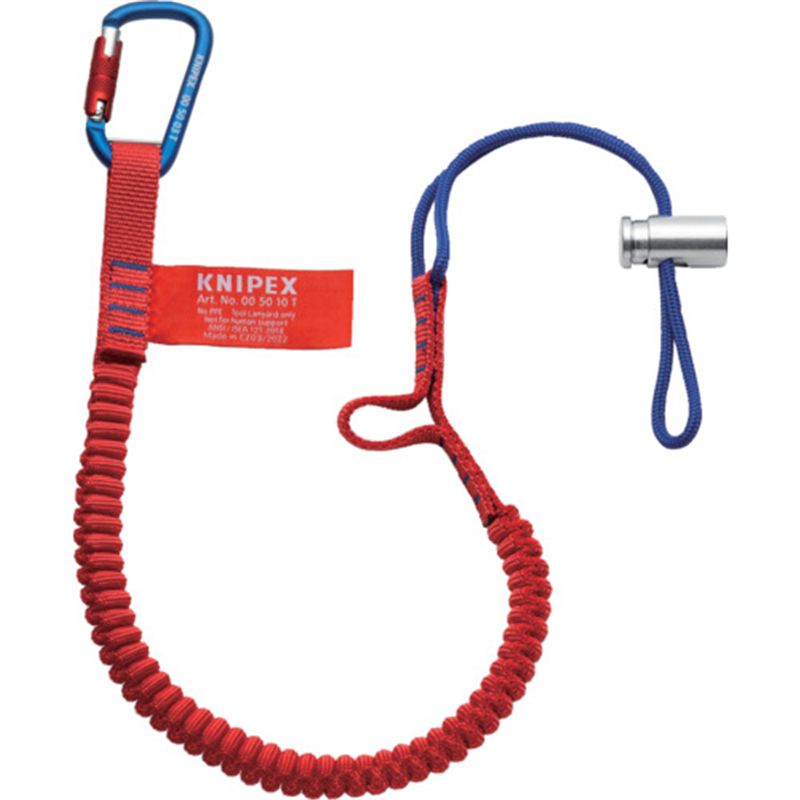 KNIPEX 落下防止ランヤード(カラビナ付き) 6.0kg 1セット（ご注文単位1セット）【直送品】