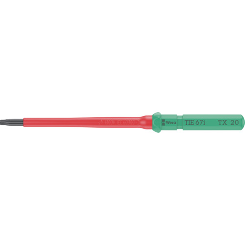 Wera クラフトフォームVDE電気工事用交換用絶縁ブレード トルクス20X159 1本(ご注文単位1本)【直送品】