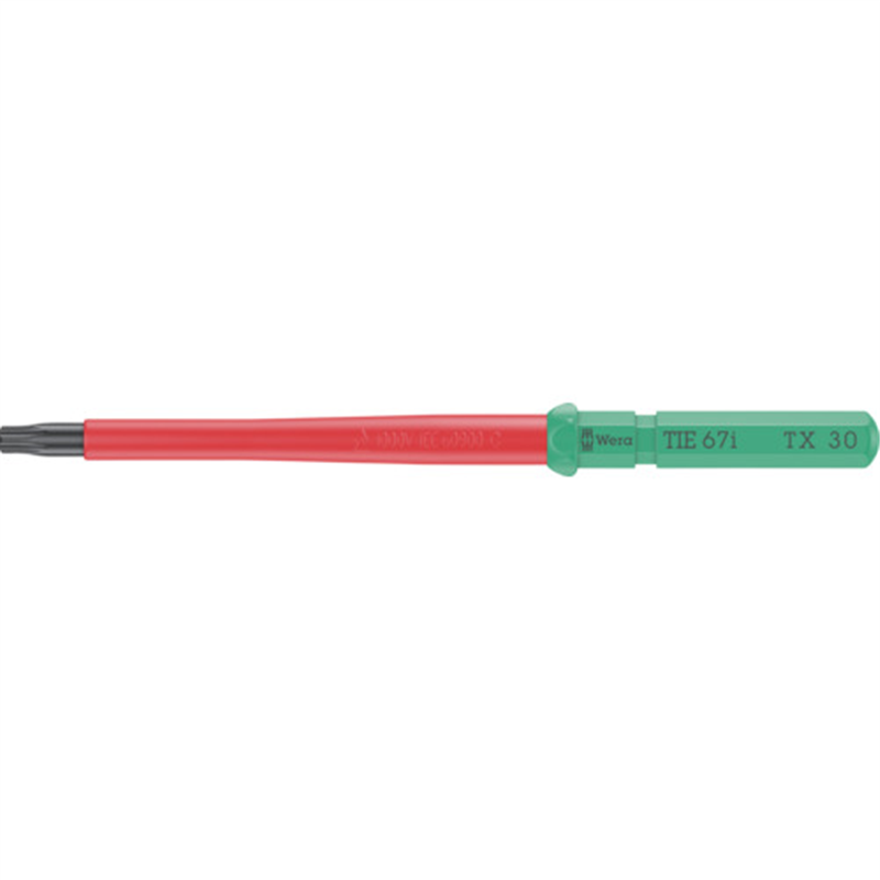 Wera クラフトフォームVDE電気工事用交換用絶縁ブレード トルクス30X160 1本(ご注文単位1本)【直送品】