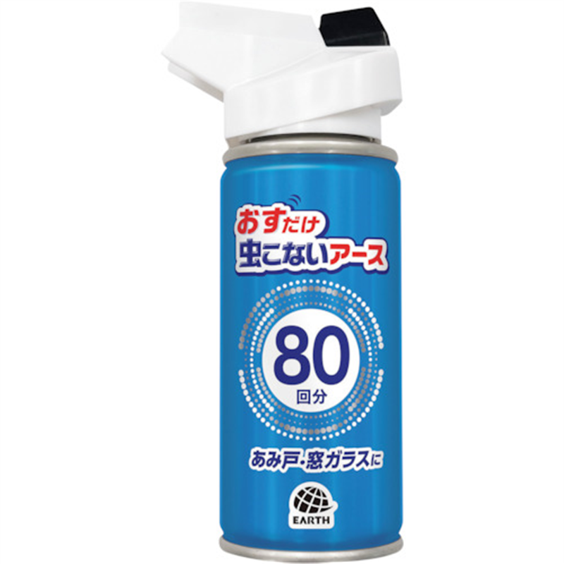 アース おすだけ虫こない あみ戸・窓ガラスに80回分 1本（ご注文単位1本）【直送品】