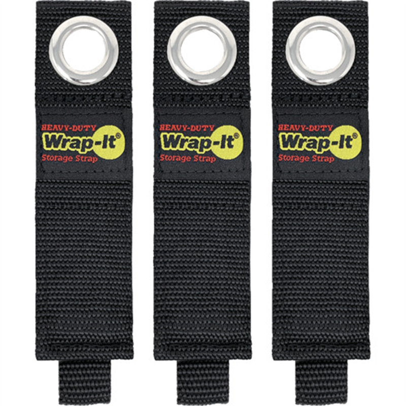 WrapーIt フック付ストラップHEAVYーDUTY 10インチ(3本入り) 1個(ご注文単位1個)【直送品】