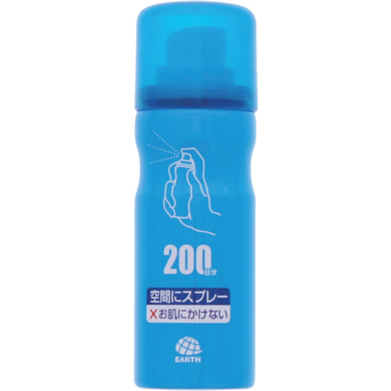 アース 殺虫剤 アースおすだけノーマット スプレータイプ 無香料 200日分 ハエ・蚊の駆除 1本(ご注文単位1本)【直送品】