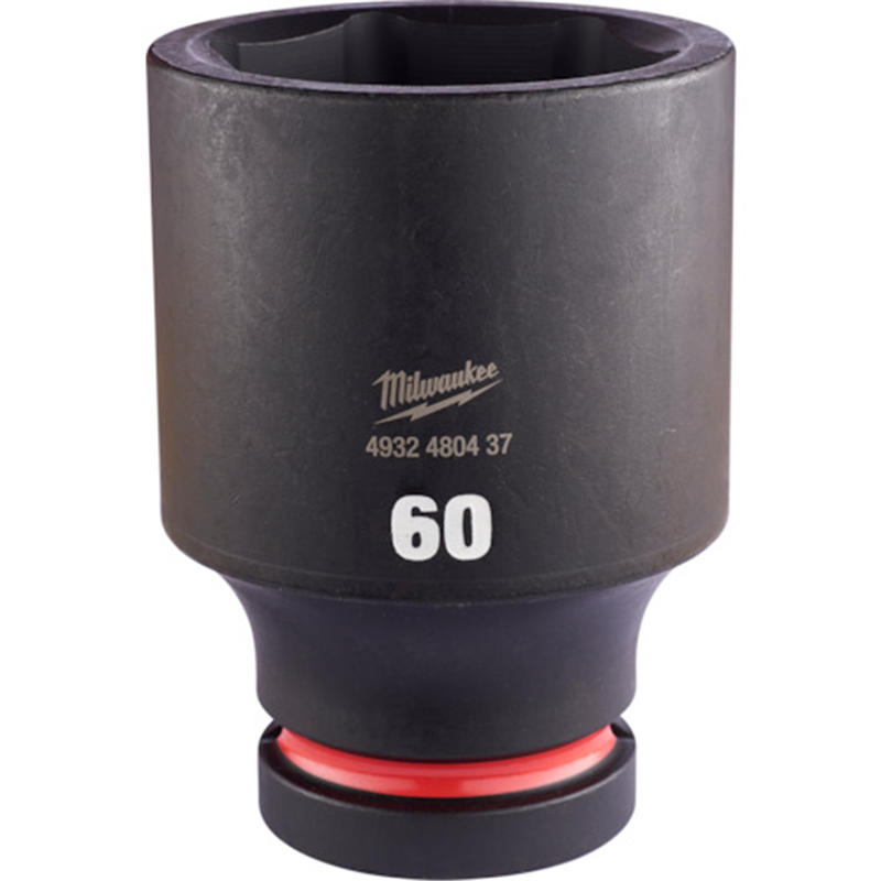 milwaukee SHOCKWAVE IMPACT DUTY ディープインパクトソケット 1インチ(25.4mm)角 60mm 1個(ご注文単位1個)【直送品】