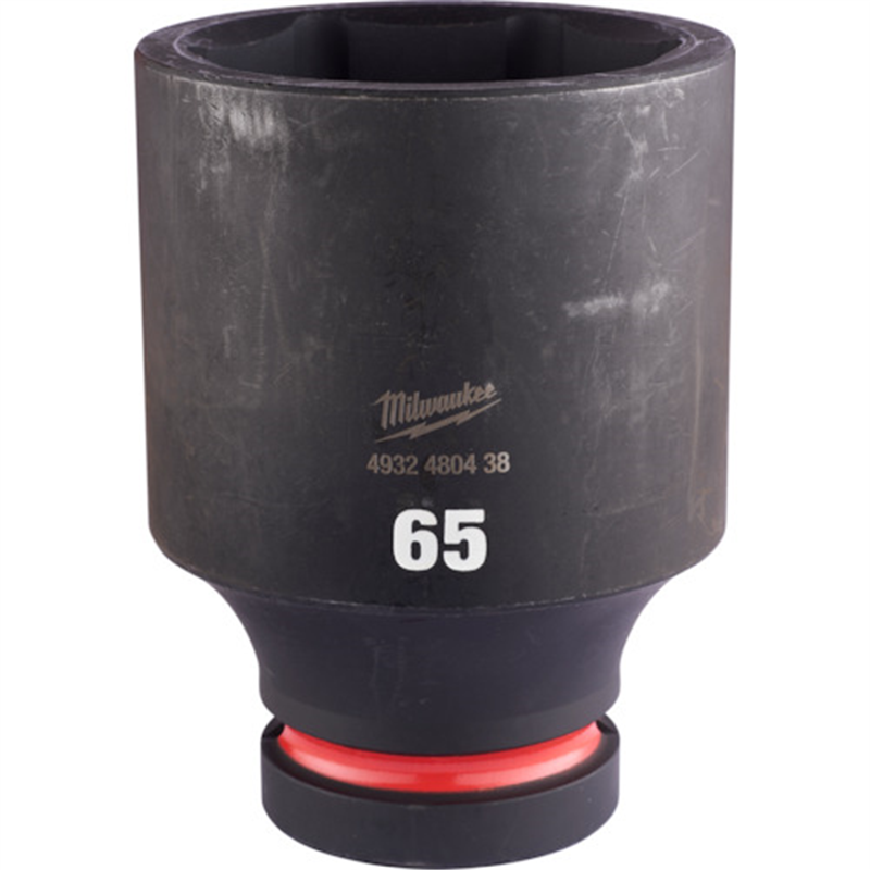 milwaukee SHOCKWAVE IMPACT DUTY ディープインパクトソケット 1インチ(25.4mm)角 65mm 1個(ご注文単位1個)【直送品】