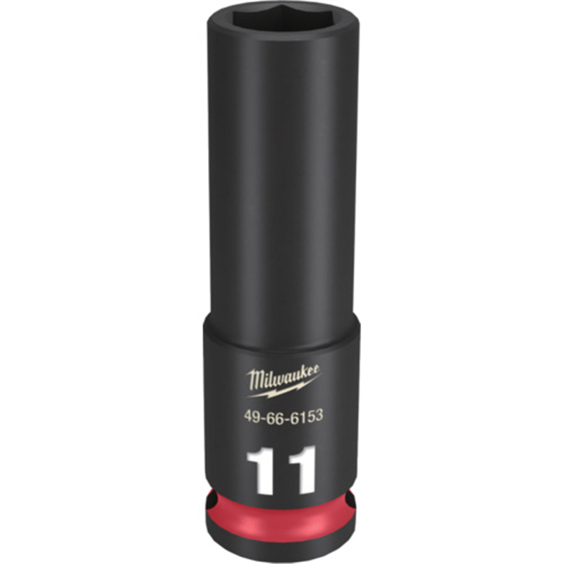 milwaukee SHOCKWAVE IMPACT DUTY ディープインパクトソケット 3/8インチ(9.5mm)角 11mm 1個(ご注文単位1個)【直送品】