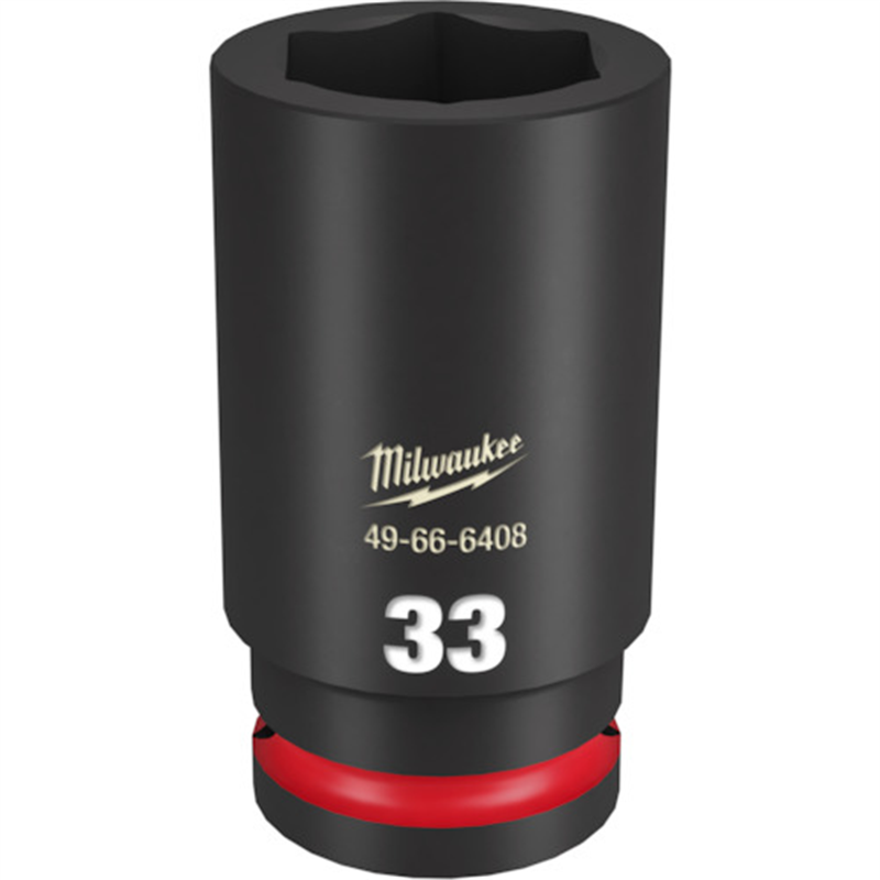 milwaukee SHOCKWAVE IMPACT DUTY ディープインパクトソケット 3/4インチ(19mm)角 33mm 1個(ご注文単位1個)【直送品】