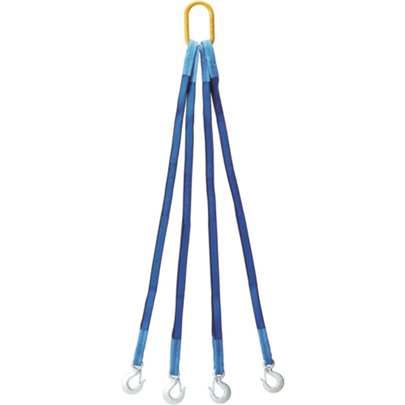 OH 4点吊りベルトスリング 25mm幅×1.5m 1本(ご注文単位1本)【直送品】