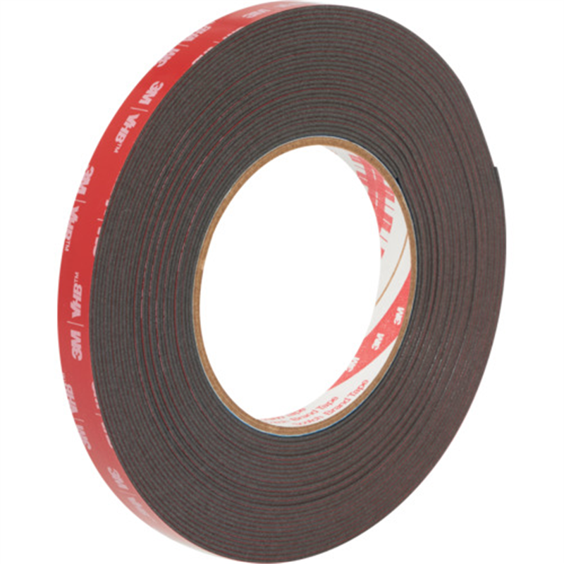 3M VHBテープ 5952 12mmX10m 粗面用・黒色タイプ 1巻(ご注文単位1巻)【直送品】