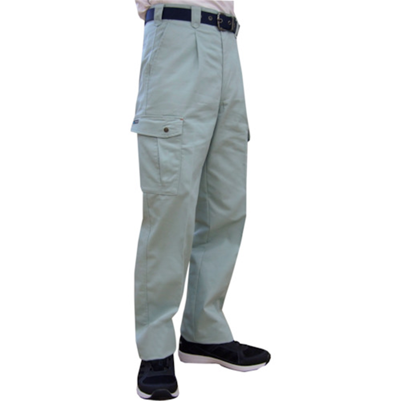 TEAGLES 綿混カーゴパンツ アースグリーン 76cm 1枚（ご注文単位1枚）【直送品】