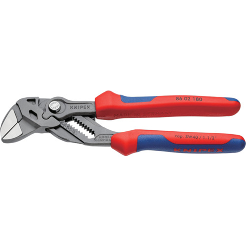 KNIPEX 【ブリスターパック仕様】プライヤーレンチ コンフォートハンドル 180mm 1丁（ご注文単位1丁）【直送品】