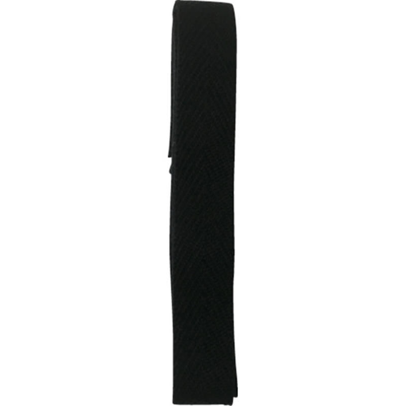 ユタカメイク ベルト 平ベルトアクリルカラー 巾20mm×2m ブラック 1巻（ご注文単位1巻）【直送品】