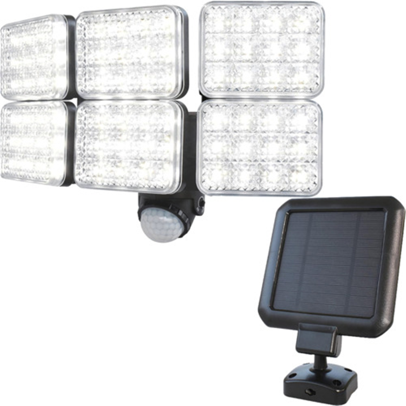 大進 LEDソーラーセンサーライト6灯式 極 1台（ご注文単位1台）【直送品】