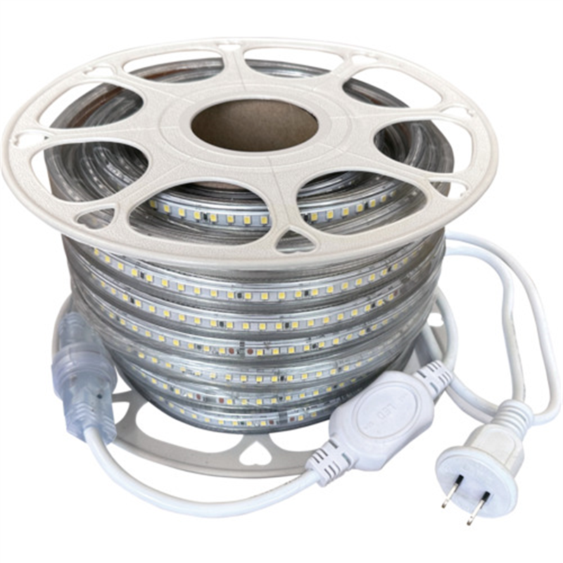 富士倉 両面発光LEDロープライト 10M 白色 1巻（ご注文単位1巻）【直送品】