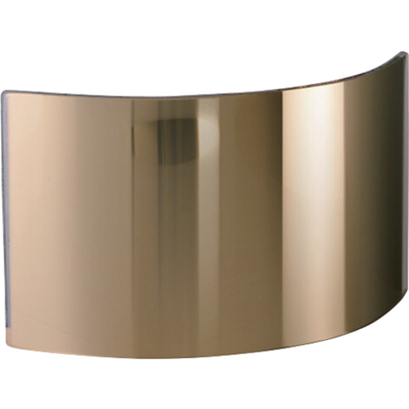 JUTEC 耐熱保護服 フード フリーサイズ用 ガラスバイザー ゴールド 150mm×250mm 1個(ご注文単位1個)【直送品】